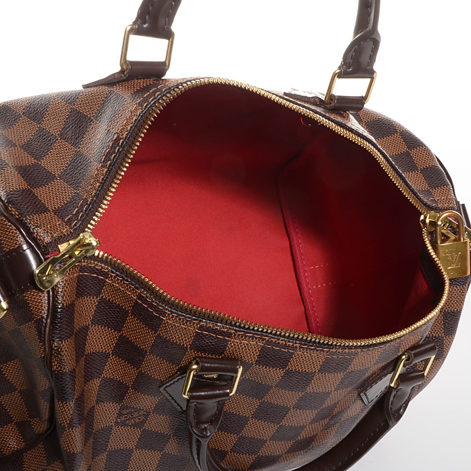 Louis Vuitton Damier Ebene Speedy Bandouliere 30 5 of 8