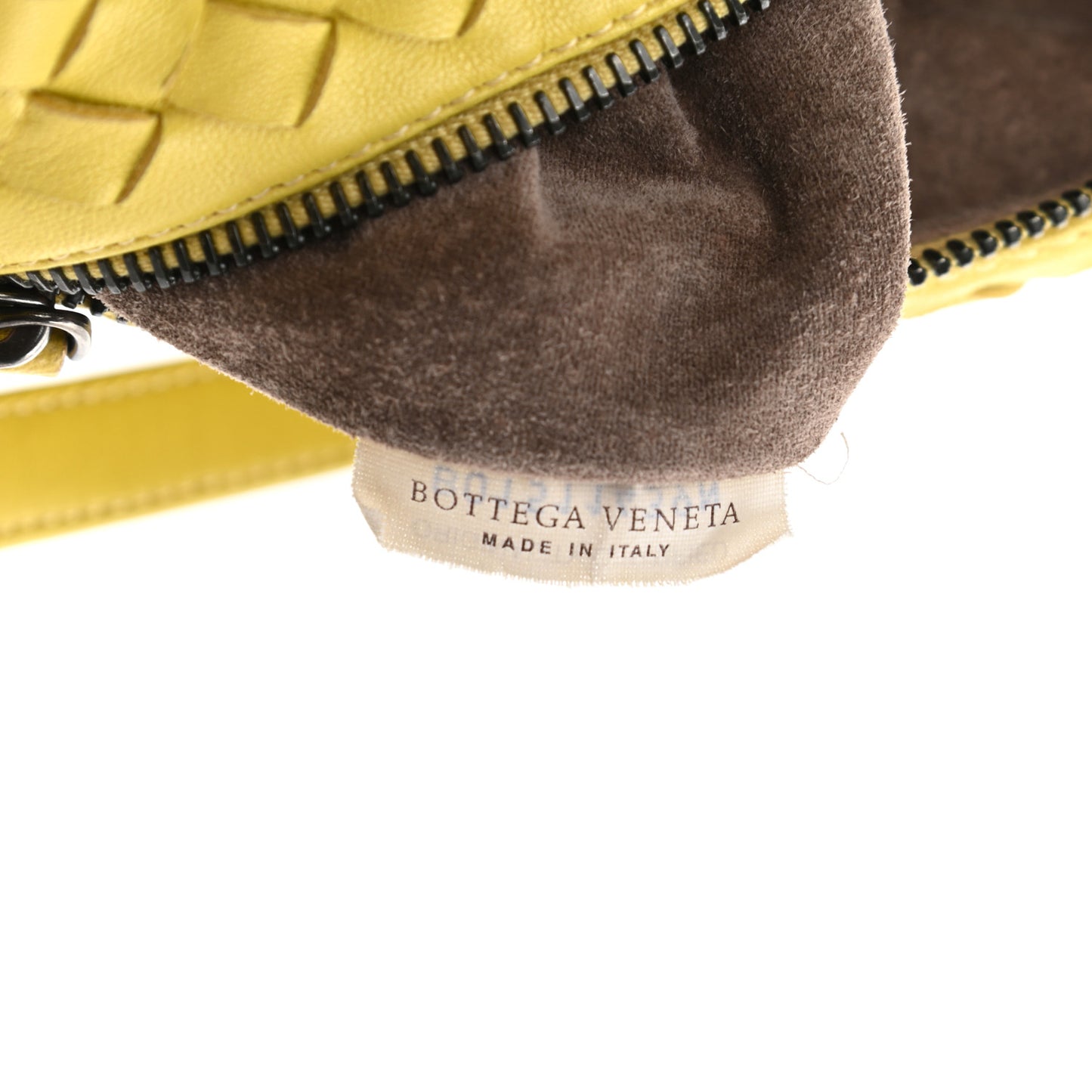 Nappa Intrecciato Small Shoulder Bag Chartreuse