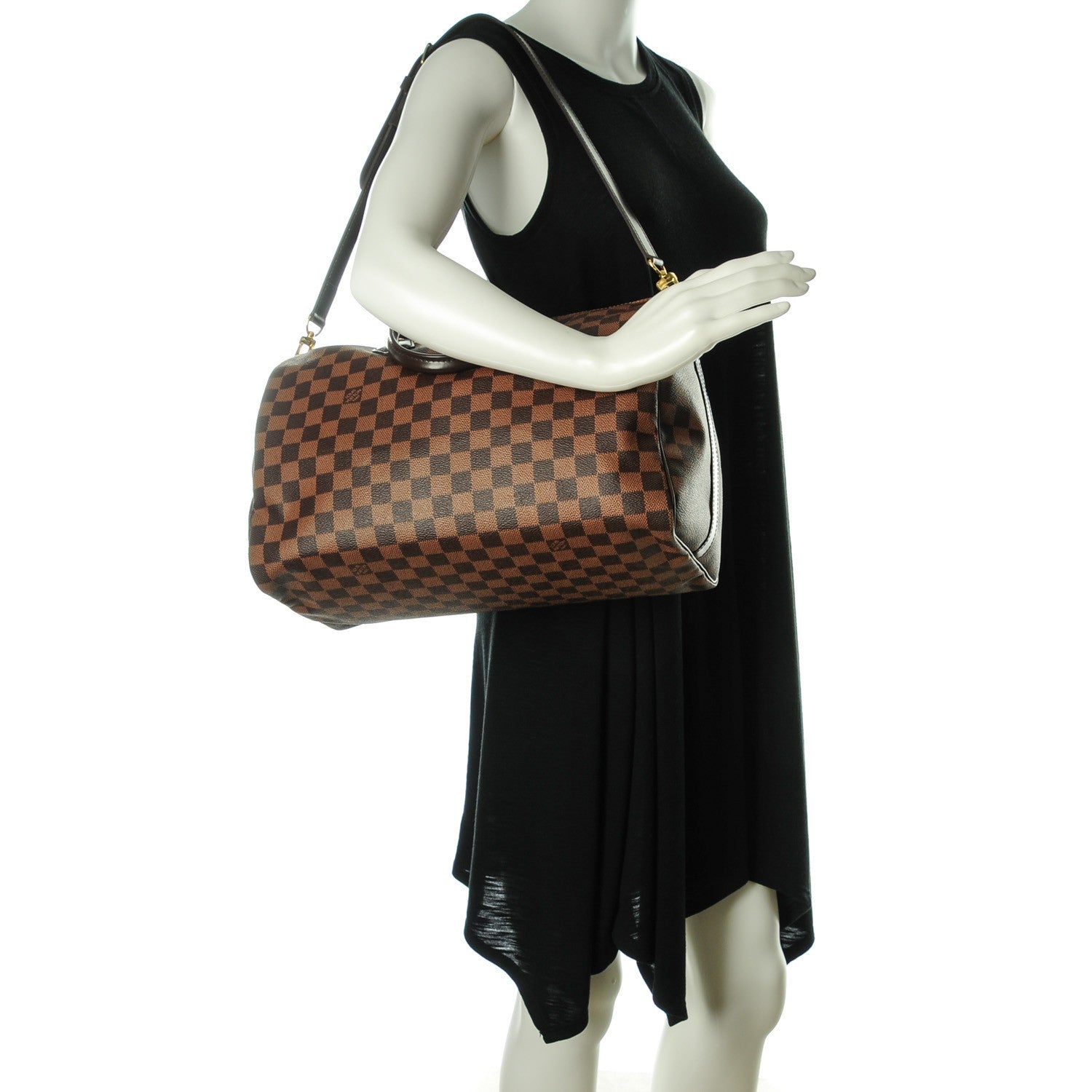 Louis Vuitton Damier Ebene Speedy Bandouliere 35 2 of 6