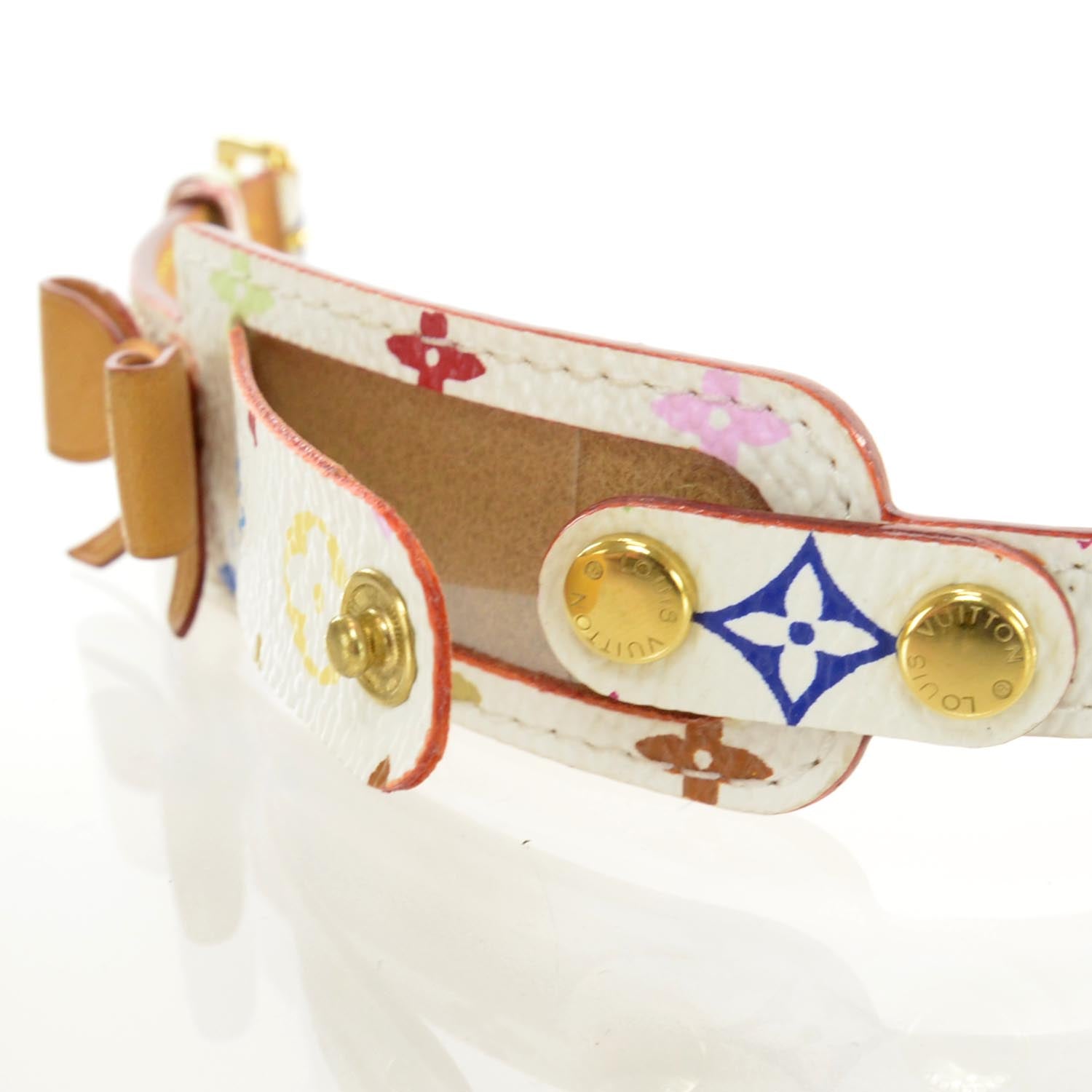 Louis Vuitton Monogram Multicolor Address Wish Bracelet White 5 of 5