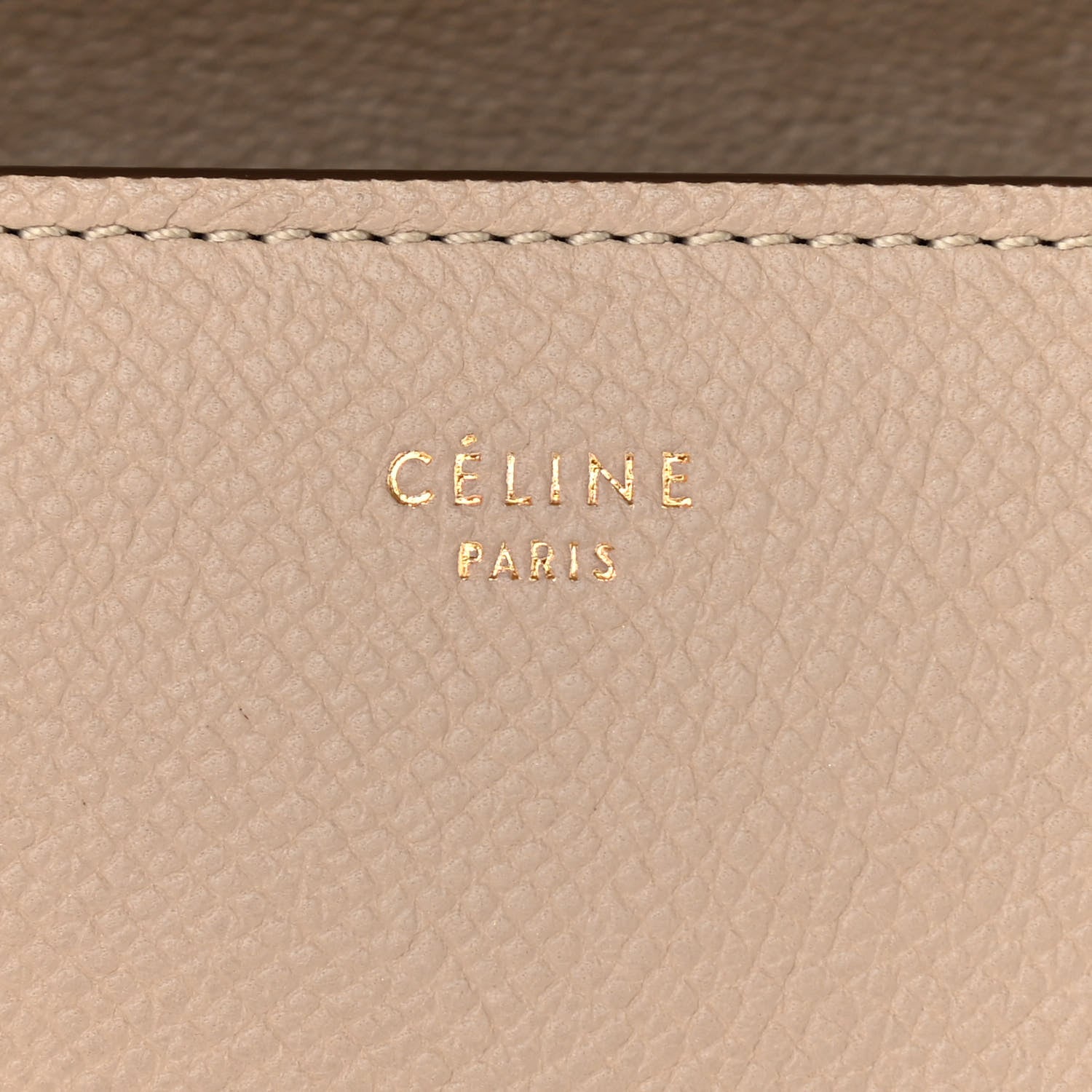 Celine Baby Grained Calfskin Medium Symmetrical Bag Taupe 7 of 14