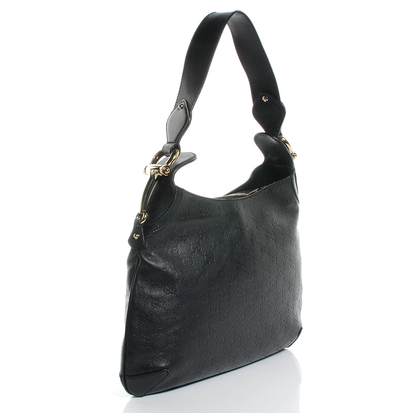 Guccissima Creole Hobo Black