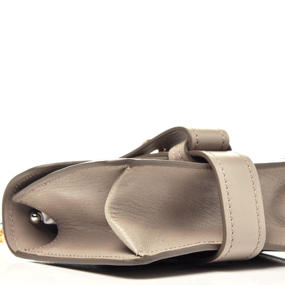 Chloe Shiny Goatskin Calfskin Mini Aby Chain Shoulder Bag Motty Grey 8 of 9