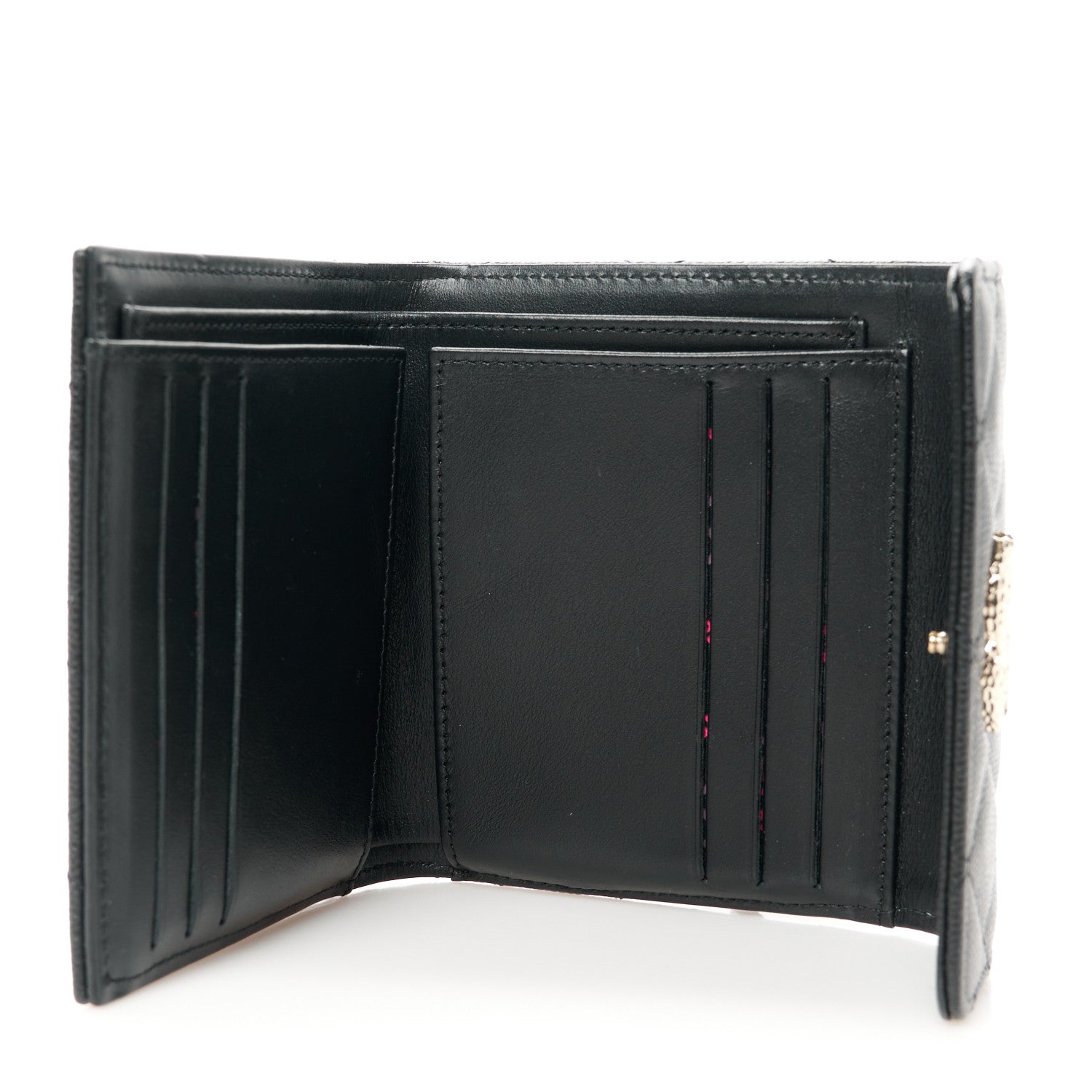 Chanel Caviar Quilted Small Flap Wallet  Black 10 of 11