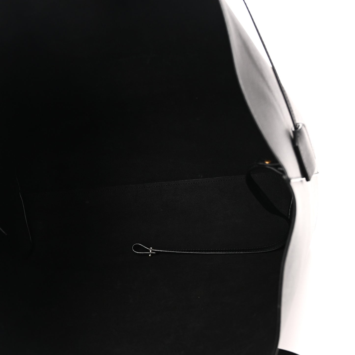 Calfskin Large Shopping Tote Black