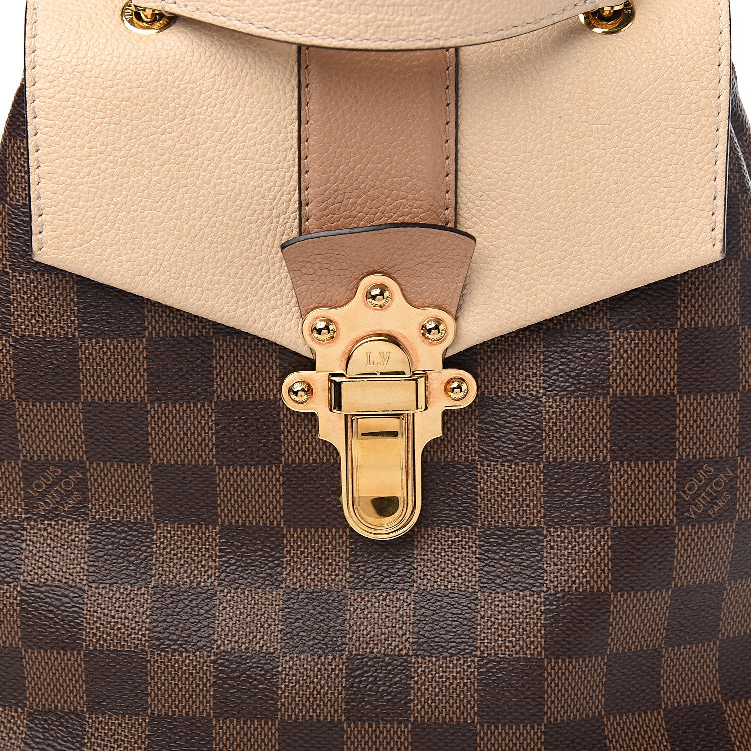 Louis Vuitton Damier Ebene Clapton Backpack Creme 8 of 8