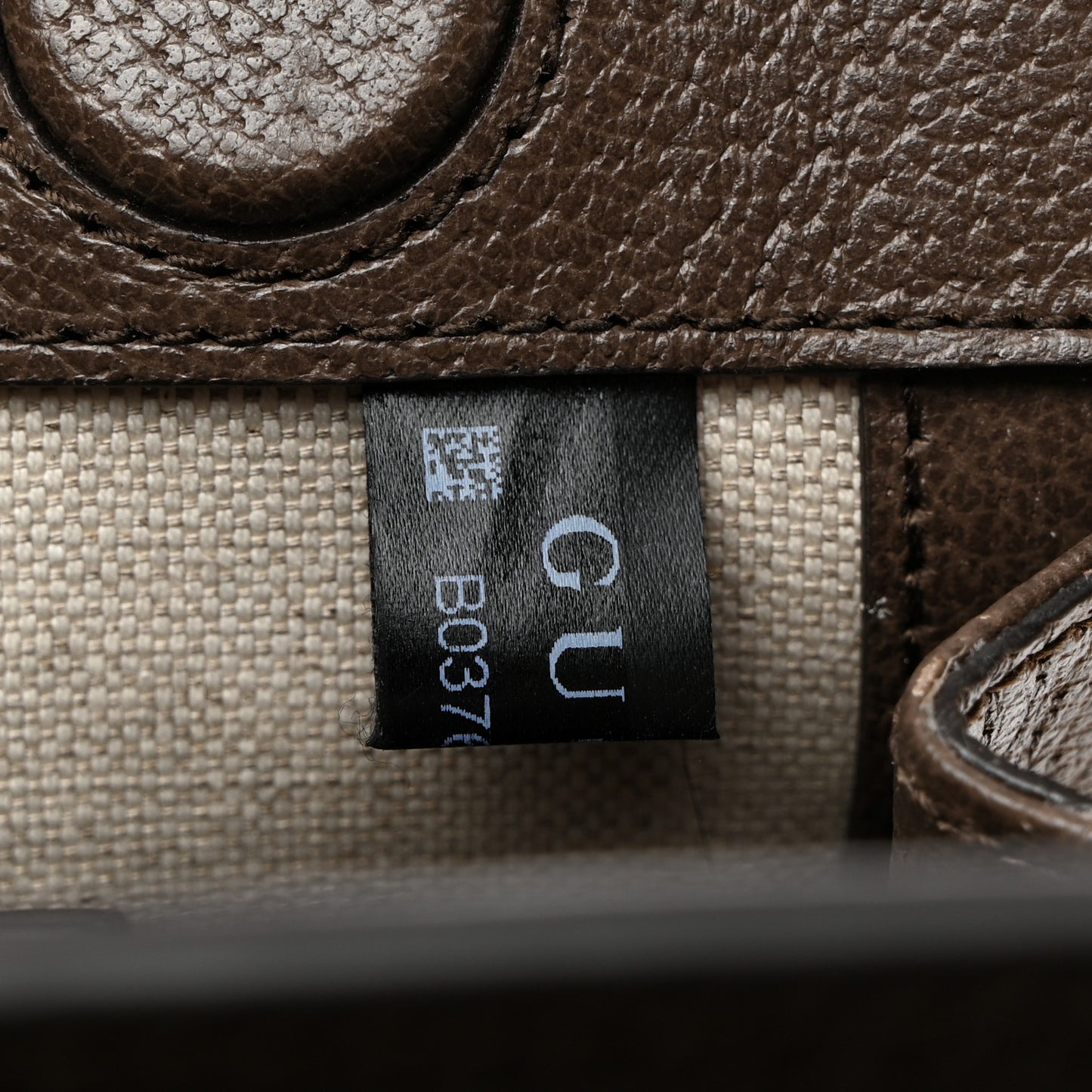 Monogram Jumbo GG Textured Dollar Calfskin Web Small Ophidia Chain Shoulder Bag Camel Ebony New Acero