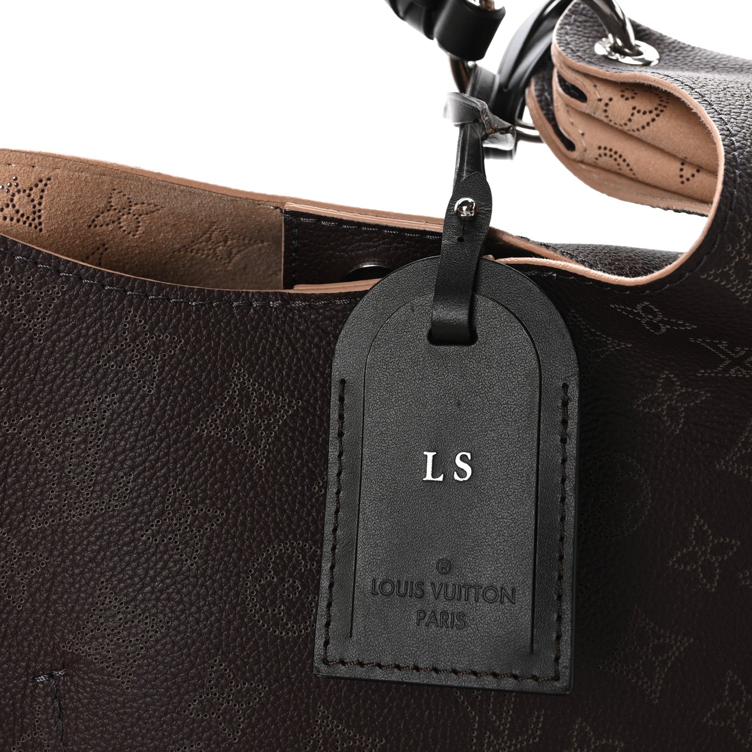 Louis Vuitton Mahina Carmel Hobo Chocolate 11 of 11