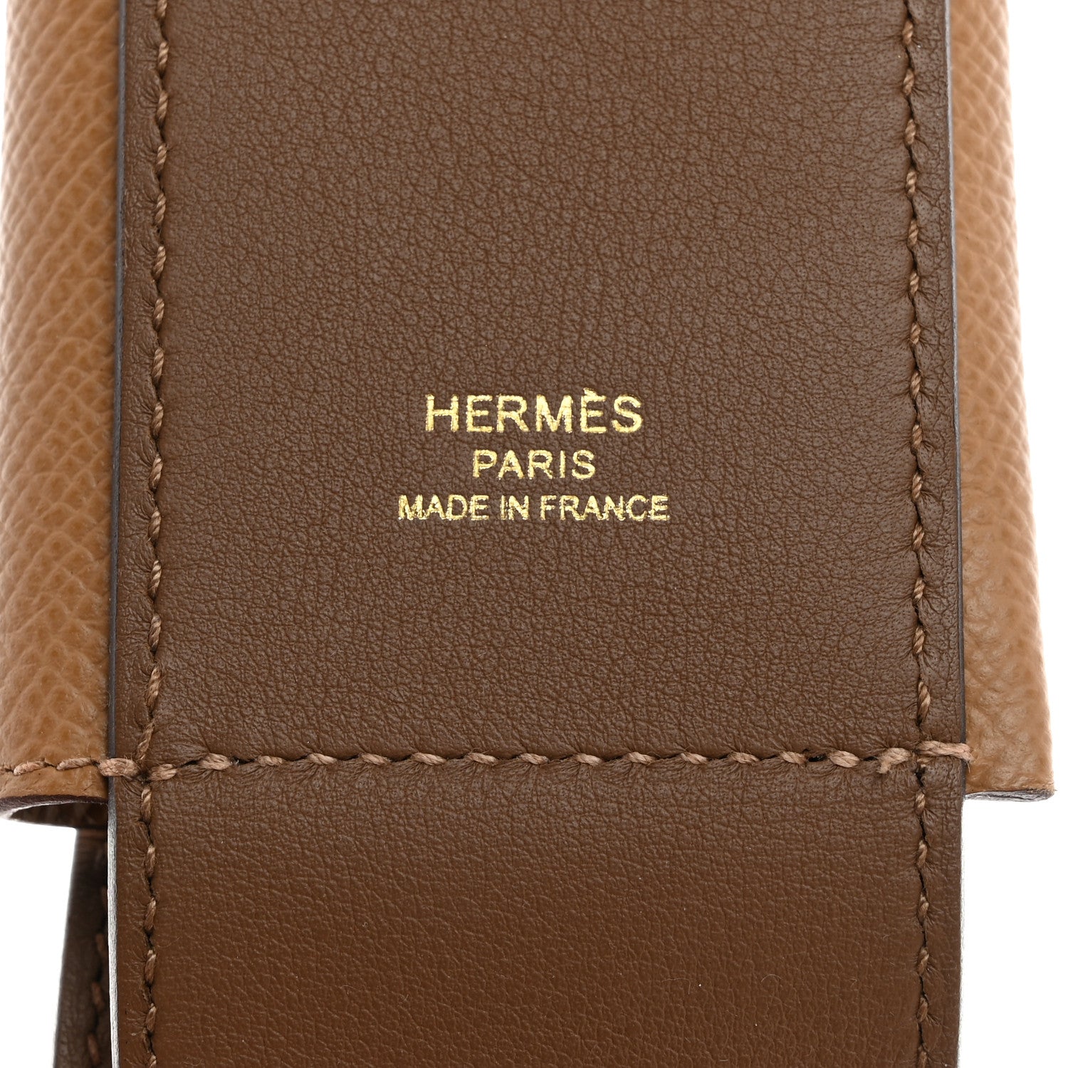Hermes Swift Epsom Pocket Kelly Shoulder Strap Alezan Biscuit 4 of 7
