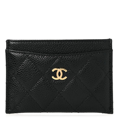 Chanel Caviar Quilted Card Holder Black 1 of 9