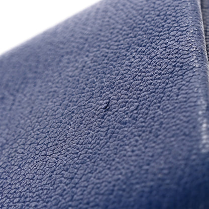 Hermes Chevre Mysore Calvi Card Case Bleu Electrique 9 of 9