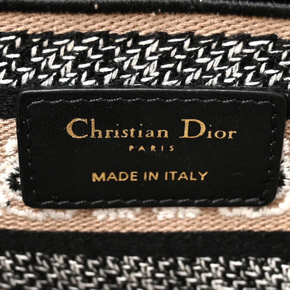 Christian Dior Canvas Toile De Jouy Butterfly Embroidered Medium Lady D-Joy Beige Multicolor 6 of 10
