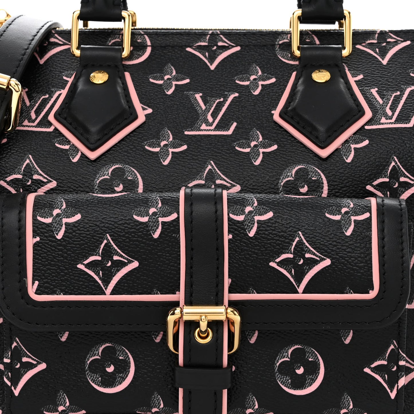 Monogram Fall for You Speedy Bandouliere 25 Black