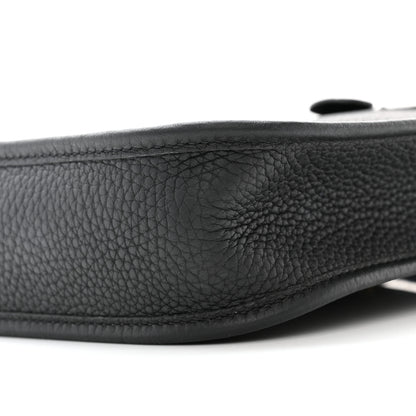 Hermes Taurillon Clemence Evelyne TPM Black 10 of 11