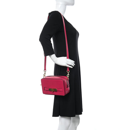 Alexander McQueen Calfskin The Myth Crossbody Bag Fuchsia 2 of 14