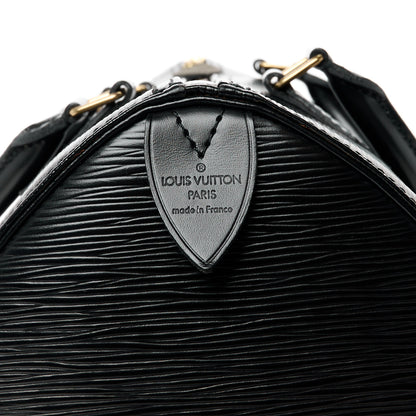 Louis Vuitton Epi Speedy 30 Black 8 of 13
