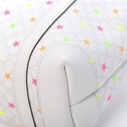 Gucci GG Supreme Monogram Stars Childrens Tote White 9 of 13
