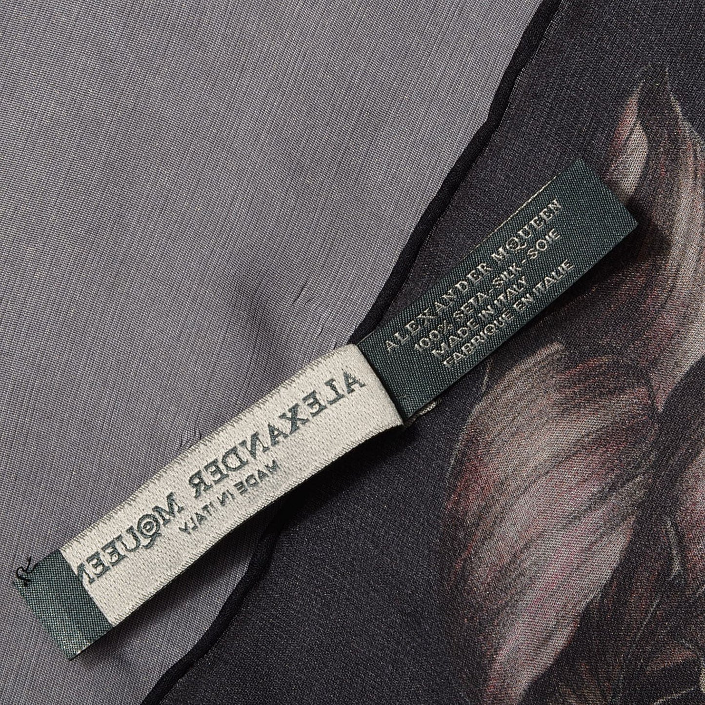 Silk Romantic Skull Scarf