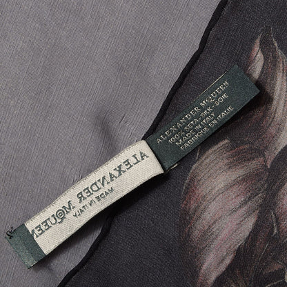 Alexander McQueen Silk Romantic Skull Scarf 6 of 7