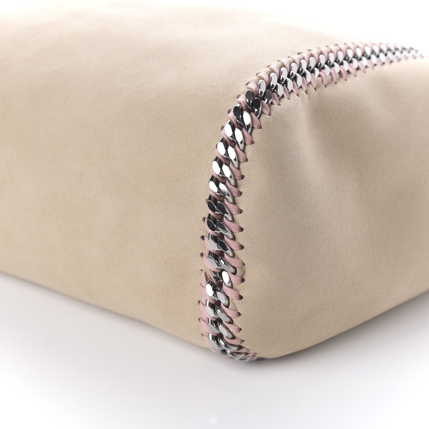 Shaggy Deer Falabella Reversible Tote Blush Pink Beige
