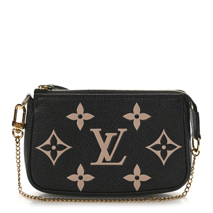 Louis Vuitton Empreinte Monogram Giant Mini Pochette Accessories Black 1 of 8
