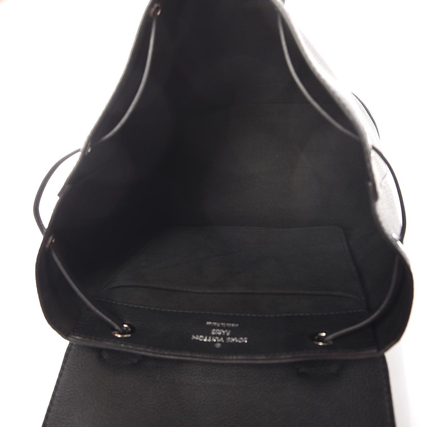 Louis Vuitton Calfskin Lockme Backpack Black 5 of 6