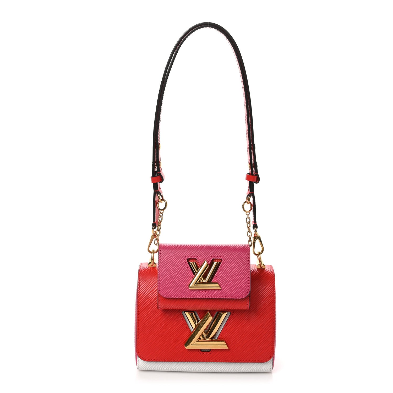 Louis Vuitton Epi Twist MM and Twisty Coquelicot Hot Pink White 1 of 10