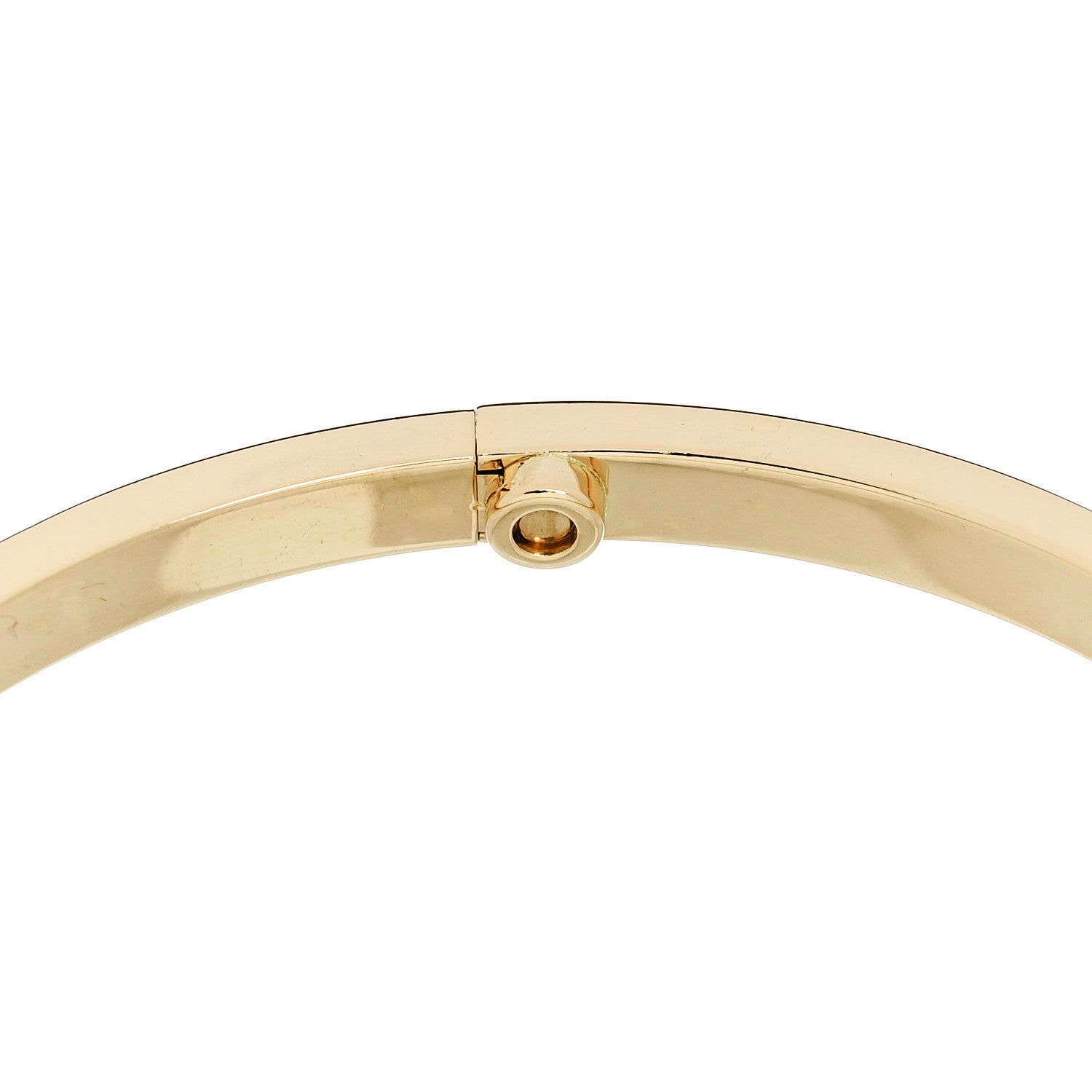 Cartier 18K Yellow Gold 6 Diamond Small LOVE Bracelet 18 7 of 8