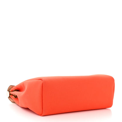 Hermes Vache Hunter Toile Herbag Zip Retourne 31 PM Capucine Fauve 5 of 12