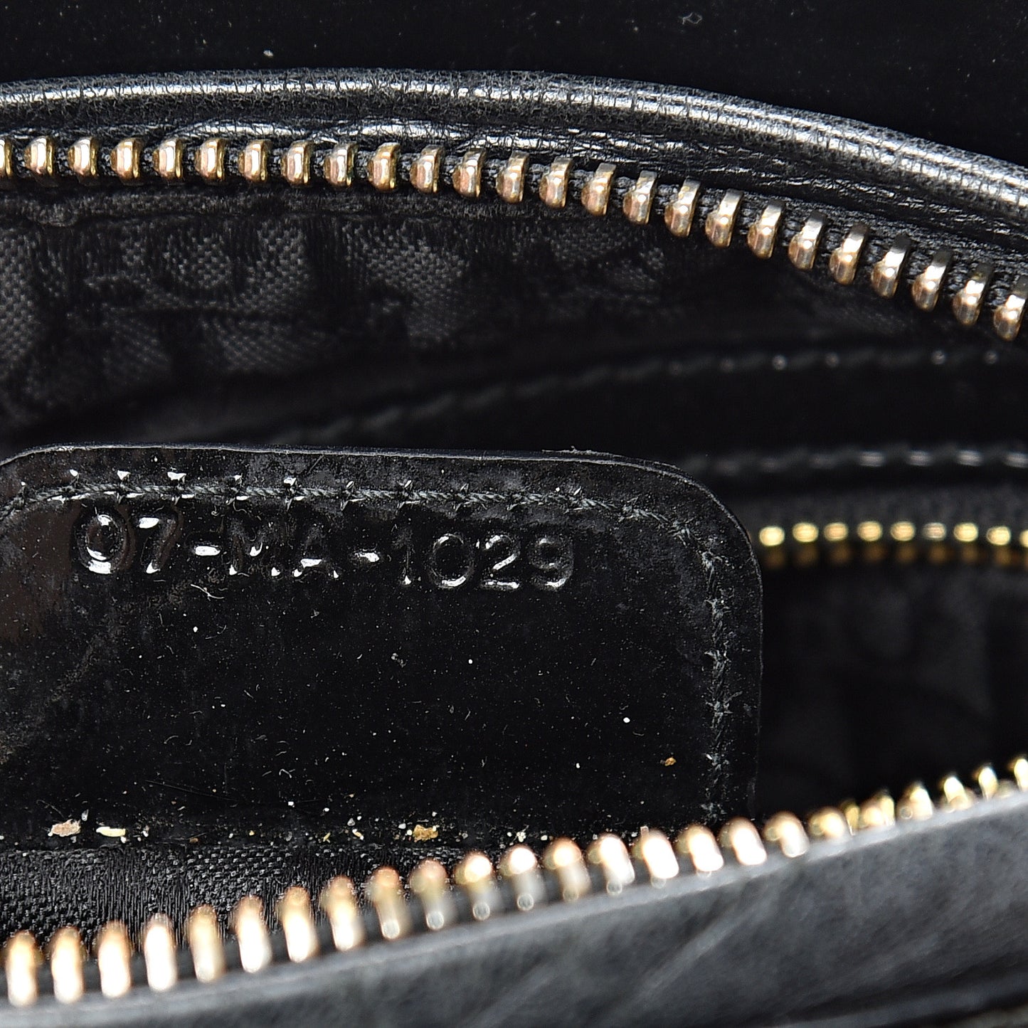 Patent Cannage Medium Lady Dior Black