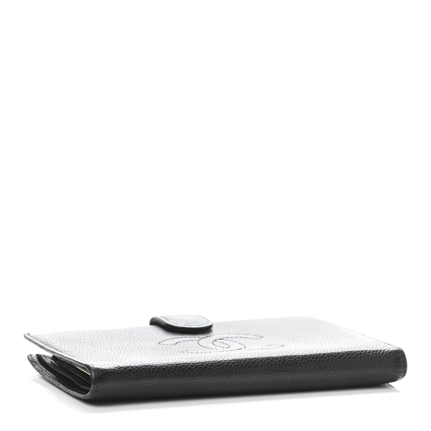 Caviar Timeless CC French Wallet Black