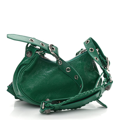 Balenciaga Agneau Arena XS Le Cagole Shoulder Bag Jade 2 of 9