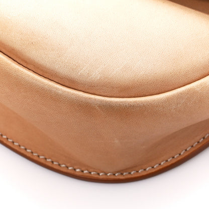 Saint Laurent Smooth Vintage Calfskin Monogram Medium Kaia Satchel Gold 12 of 13