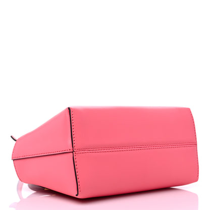 Fendi Vitello King Plexiglass Logo Embossed Mini By The Way Top Handle Boston Bag Pink Dalia 4 of 10