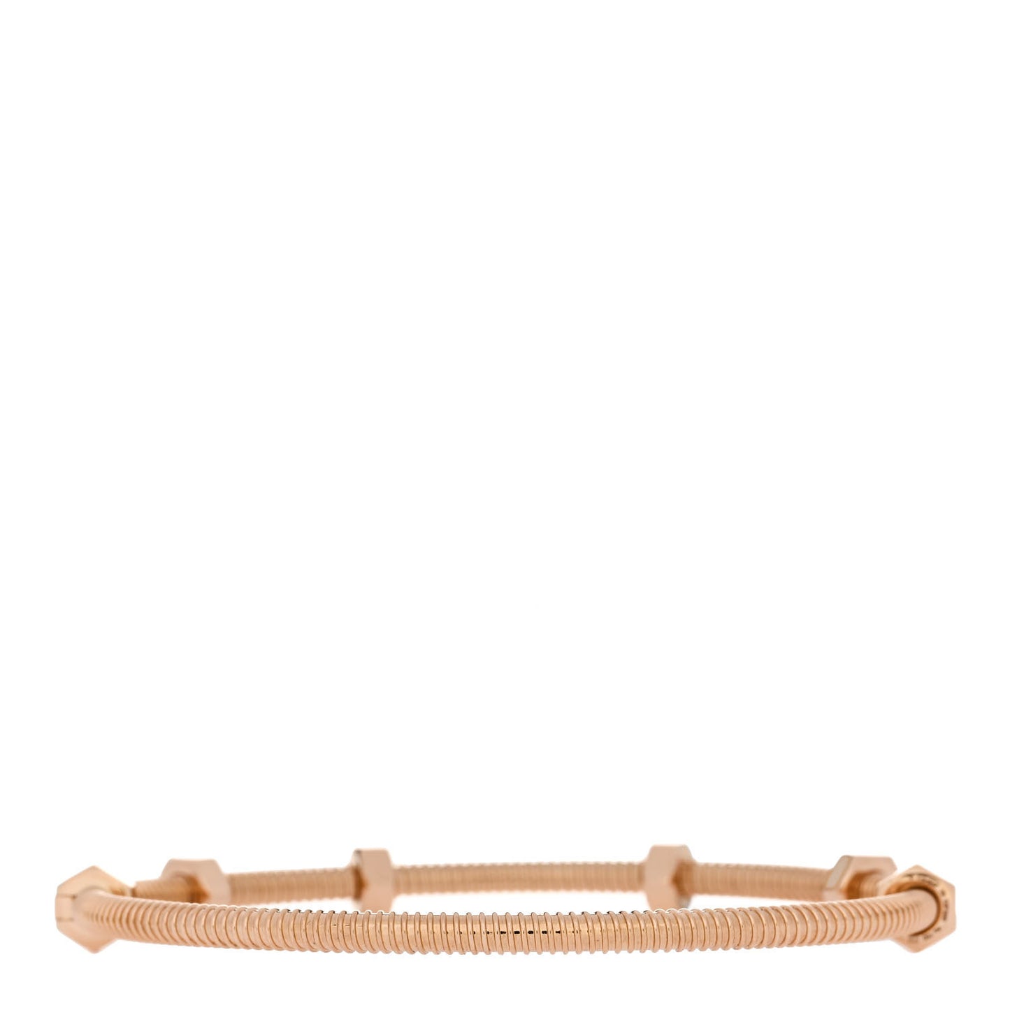 18K Pink Gold Ecrou de Cartier Bracelet 19