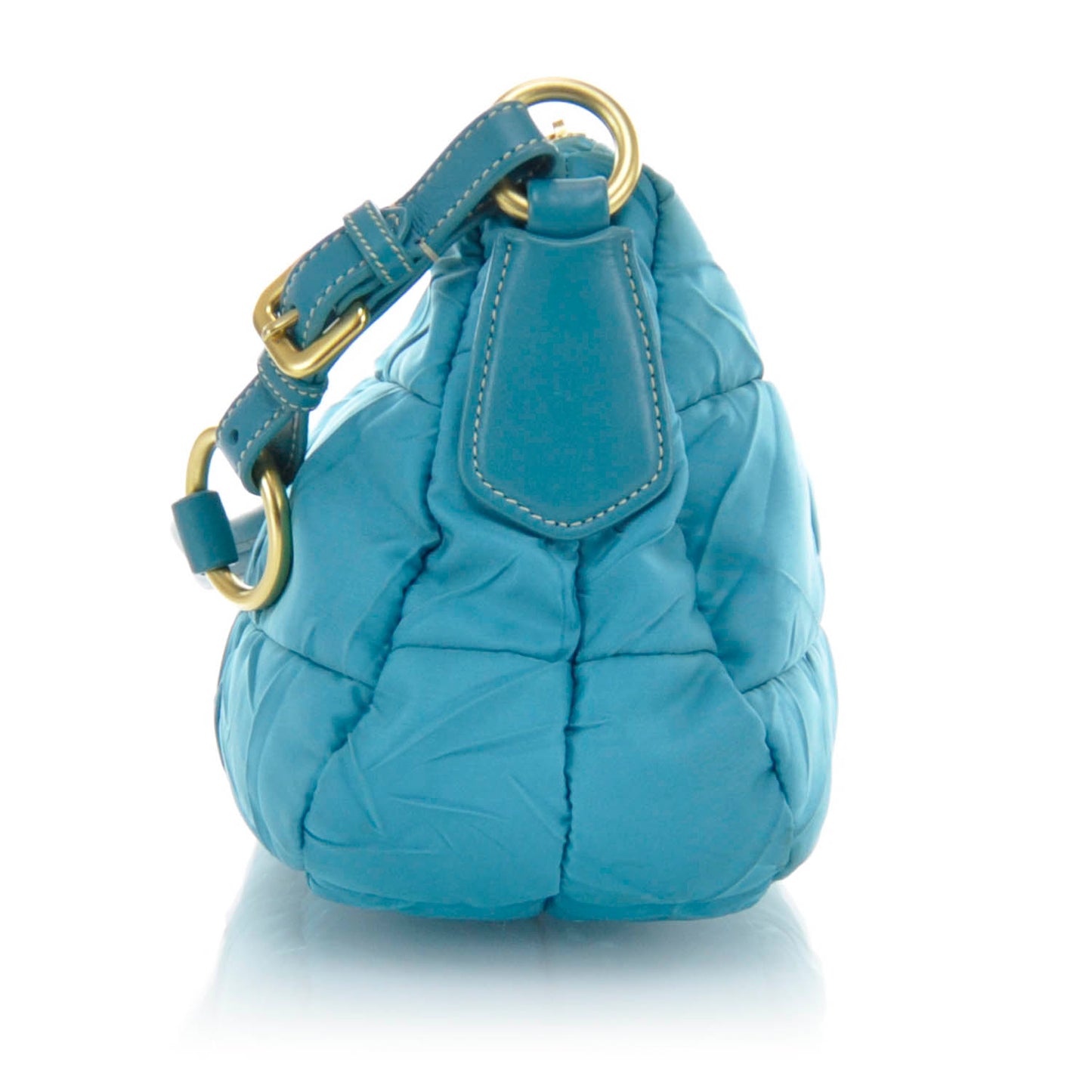 Tessuto Nylon Quilted Shoulder Bag
