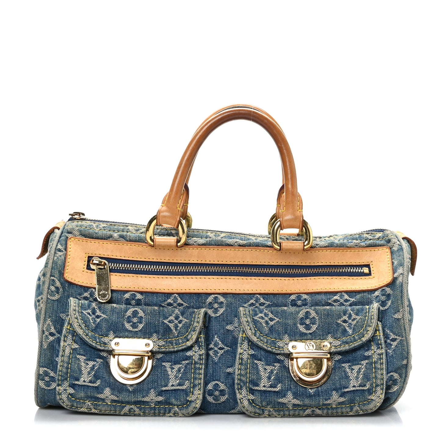 Monogram Denim Neo Speedy Blue