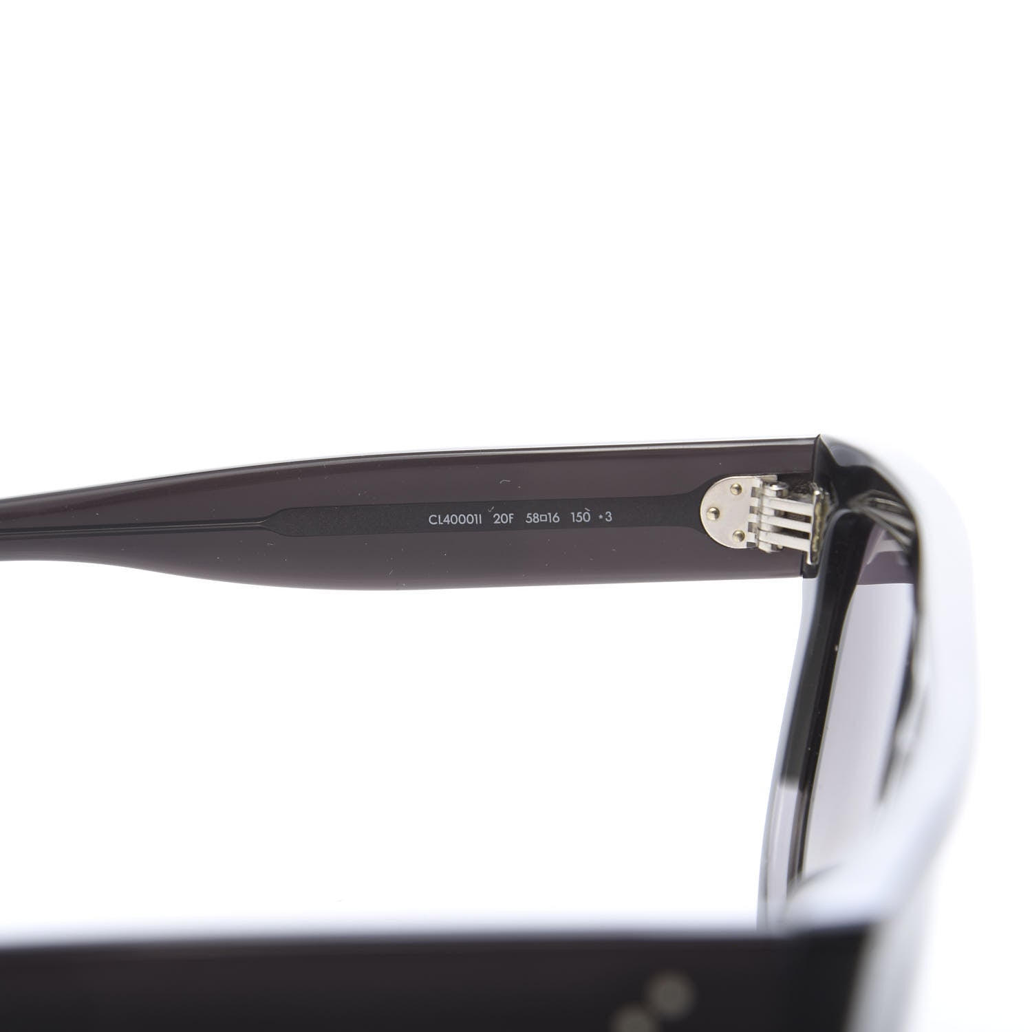 Celine Acetate Aviator Sunglasses CL 40001I Black 5 of 7