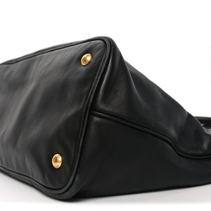 Prada Soft Calfskin Shopping Tote Black 17 of 17