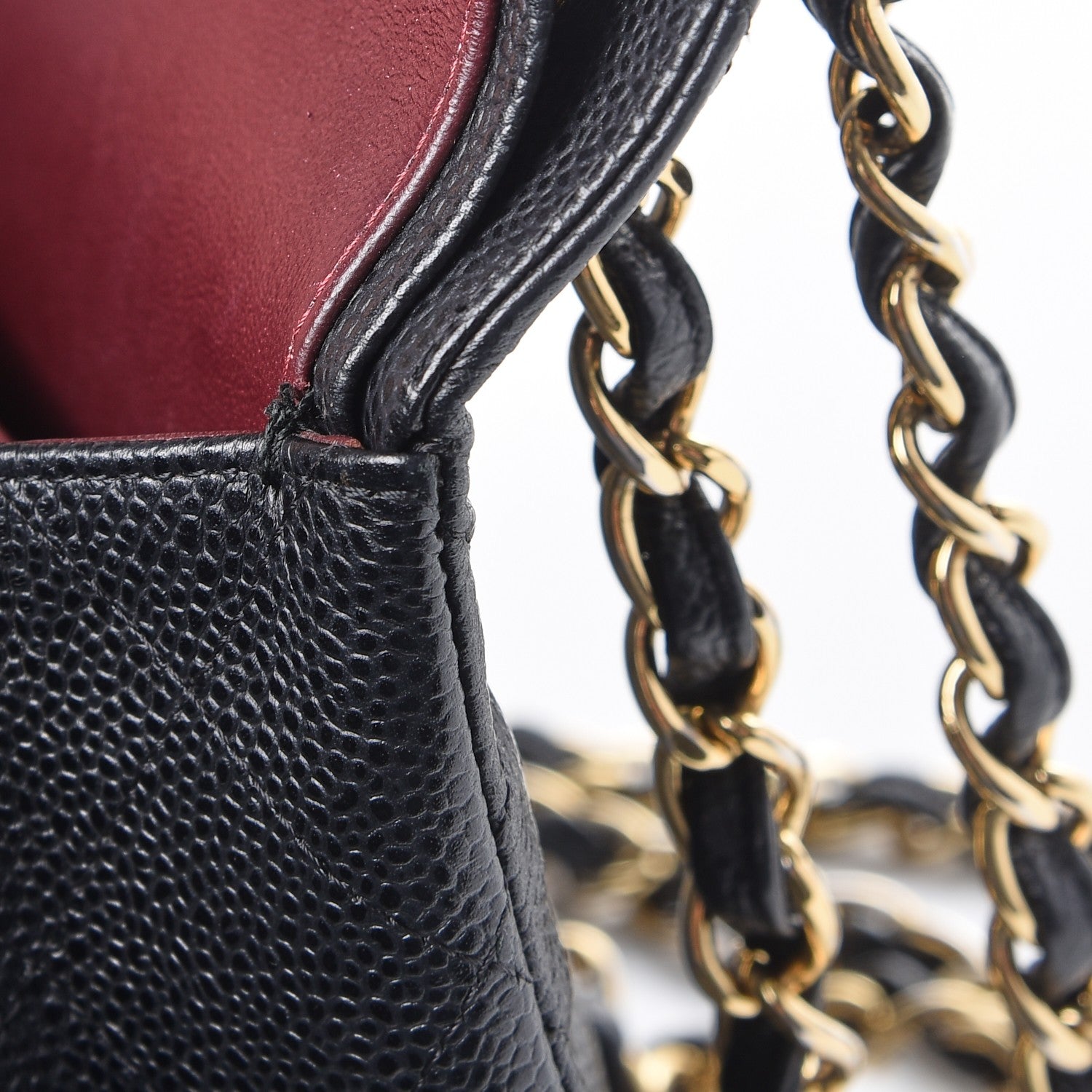Chanel Caviar Quilted Jumbo Double Flap Black 9 of 11