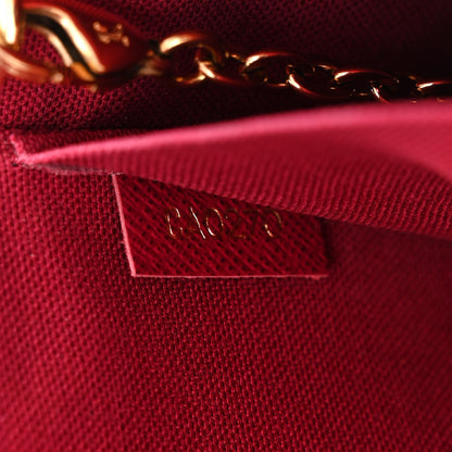 Louis Vuitton Monogram Pochette Felicie Chain Wallet Fuchsia 8 of 12