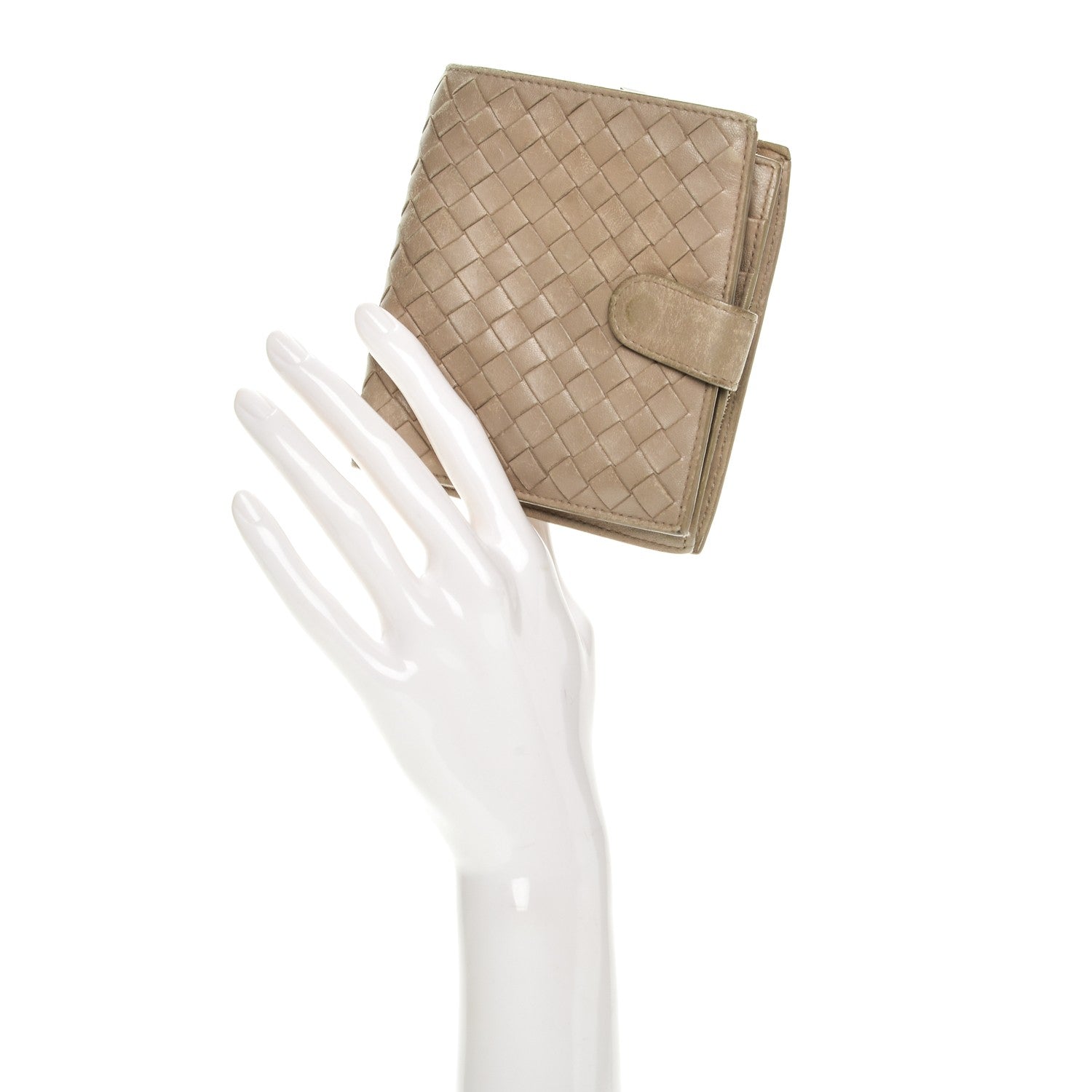 Bottega Veneta Nappa Intrecciato French Compact Wallet 2 of 10