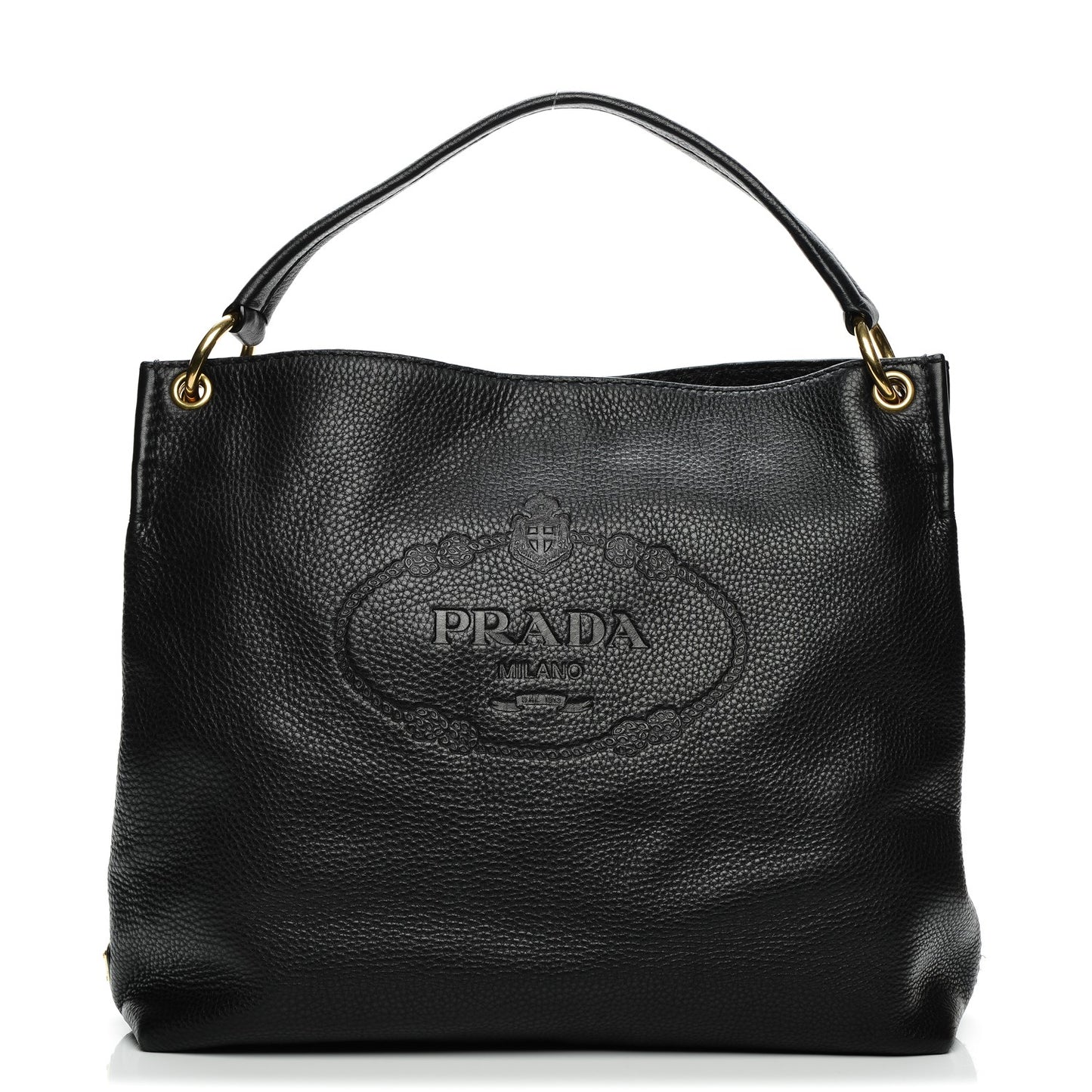 Vitello Daino Logo Hobo Nero Black
