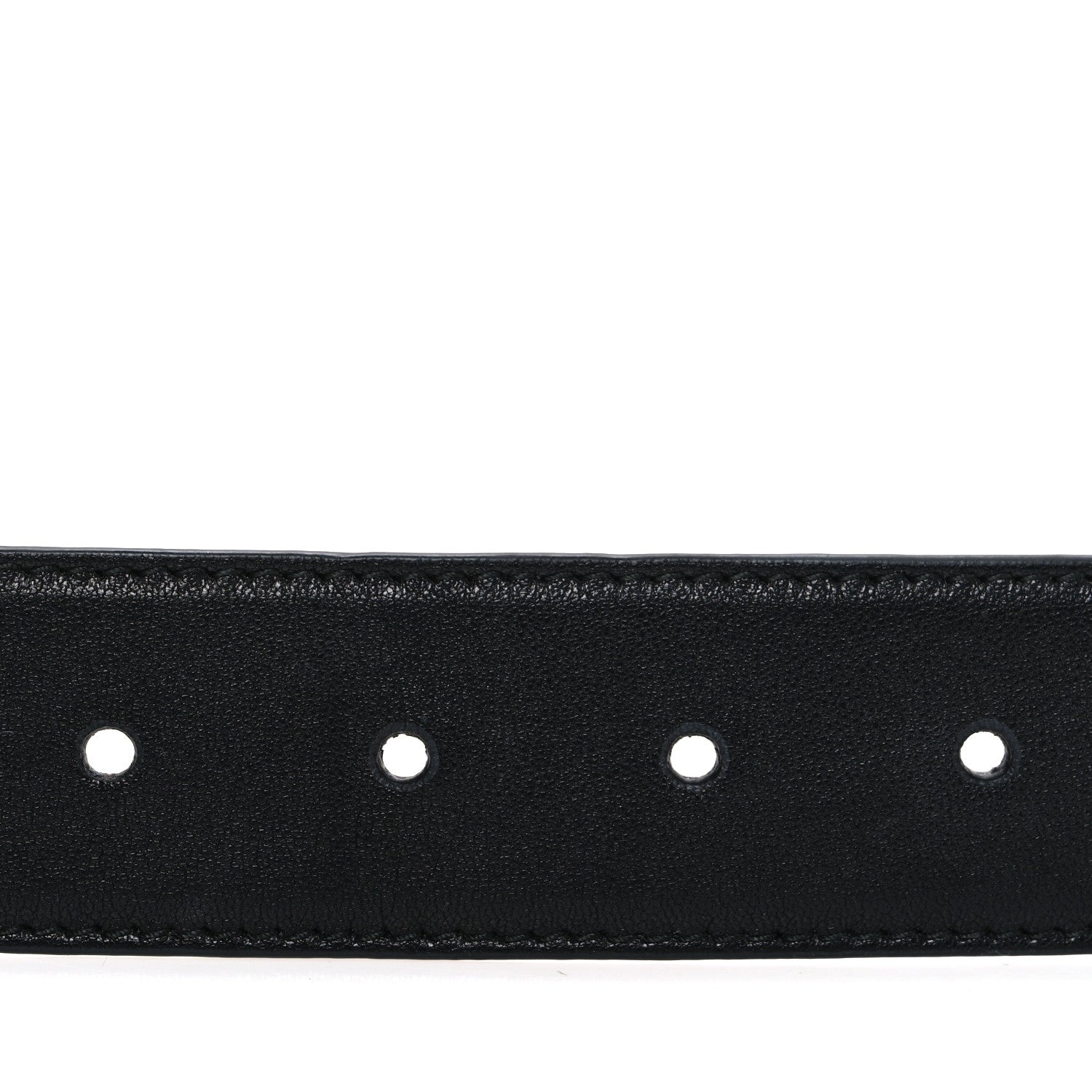 Prada Nappa Square Buckle Belt 80 32 Black 3 of 5