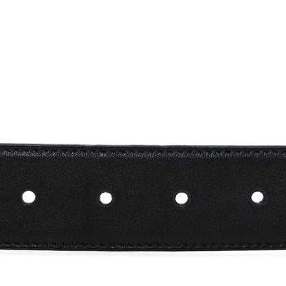 Prada Nappa Square Buckle Belt 80 32 Black 3 of 5