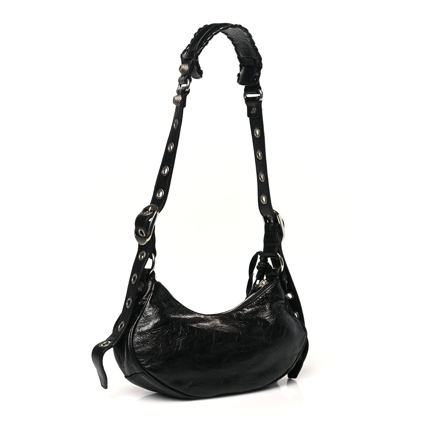 Agneau Arena Le Cagole Shoulder Bag XS Black