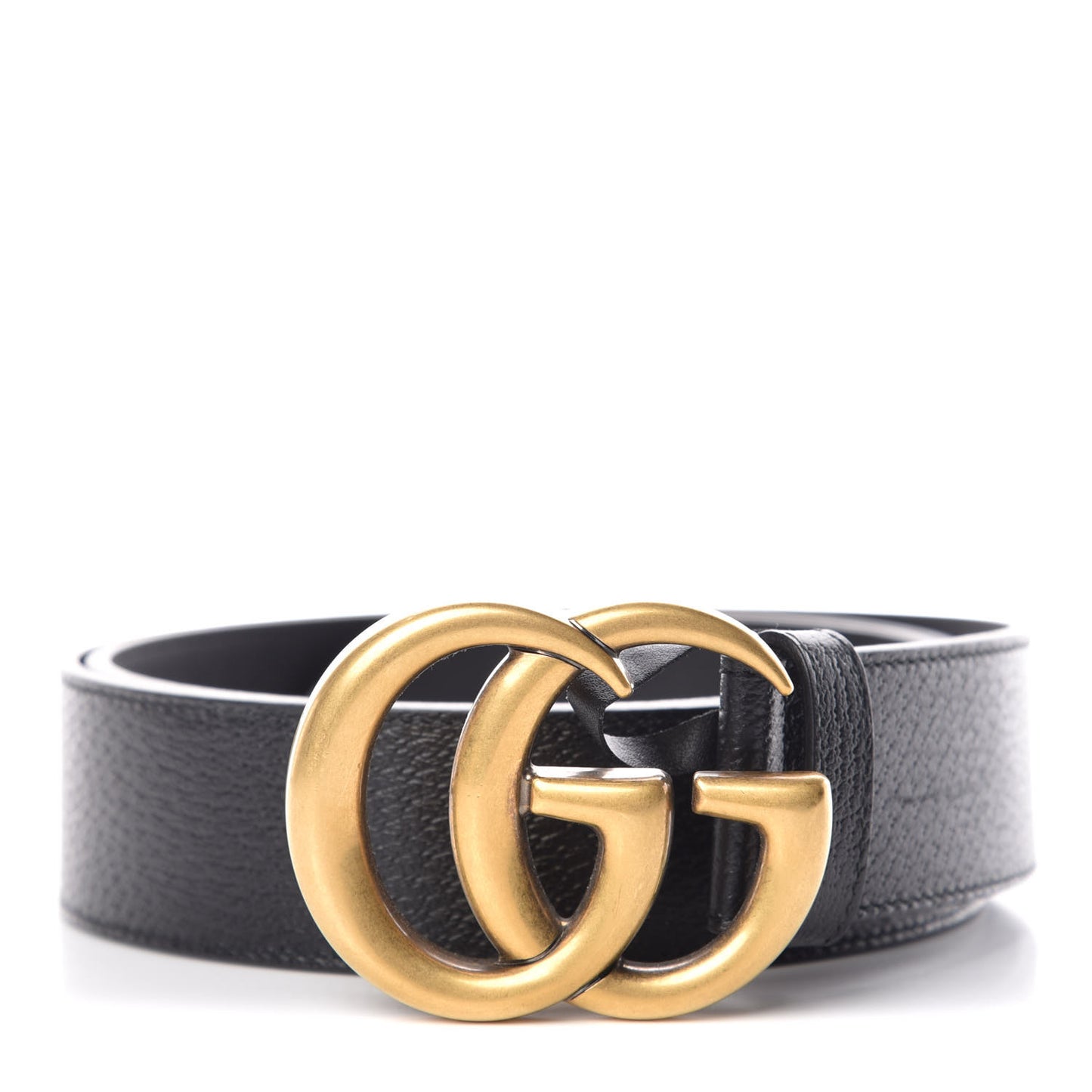 Textured Calfskin Double G 40mm Belt 105 42 Black