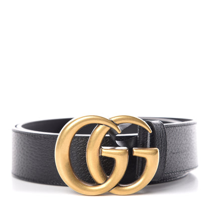 Gucci Textured Calfskin Double G 40mm Belt 105 42 Black 1 of 7