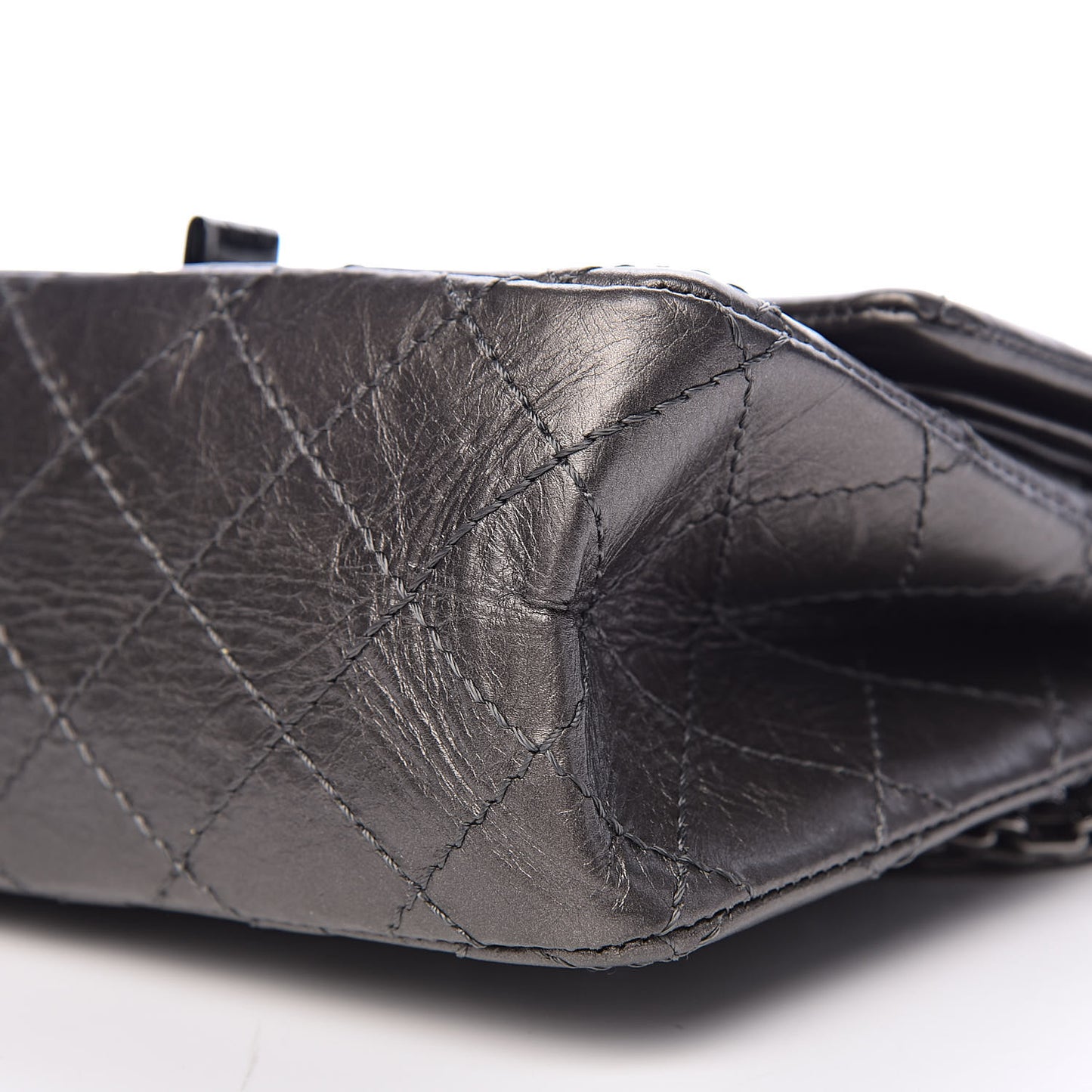 Aged Calfskin Quilted 2.55 Reissue 224 Flap