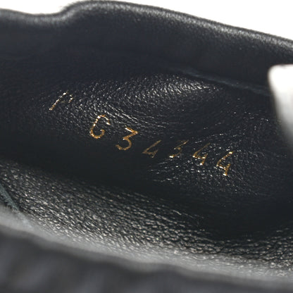 Chanel Laminated Lambskin Womens Quilted Elastic CC Moccasin Loafers 36 Black 8 of 8